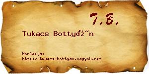Tukacs Bottyán névjegykártya